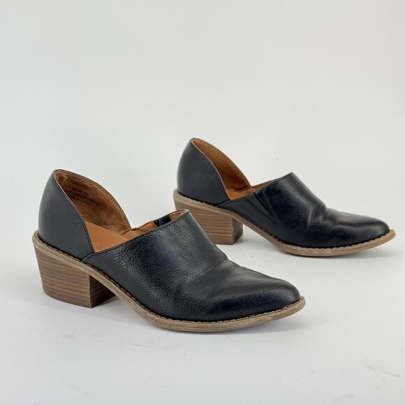 Cynthia Rowley Size 9M Eddie Slip On Block Heel Shoes Minimalist Bootie Western - Picture 1 of 9